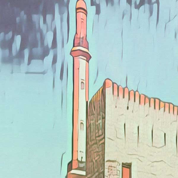 Details of Abu Dhabi Poster Grand Mosque Ext | UAE Gallery Wall Print