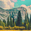 Details of Yosemite Park poster