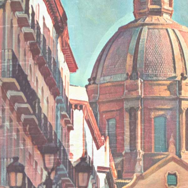 Details of Zaragoza Poster Aragon | Spain Travel Poster of Zaragoza