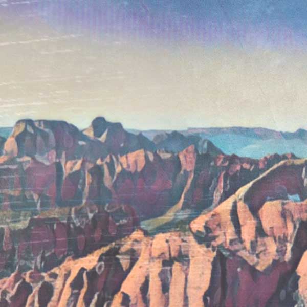 Details of the Zion Park poster