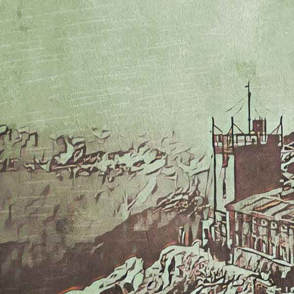 Details of the Zugspitze poster by Alecse