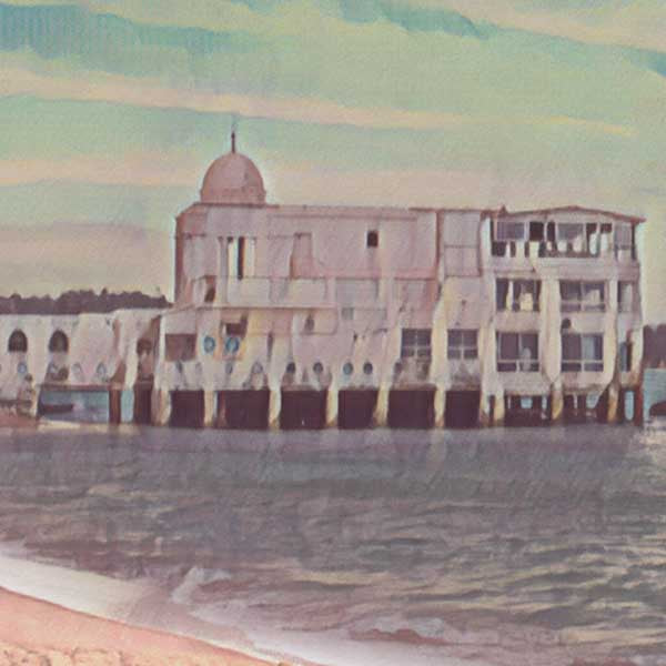 Details of La Marsa Tunis Print | Tunisia Travel Poster