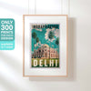 Framed 'Indraprastha' Delhi poster by Alecse, a collector's limited edition piece