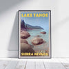 Lake Tahoe Poster Sierra Nevada | USA Gallery Wall Print