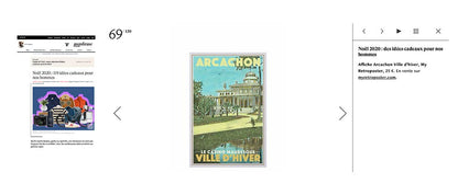 Cartaz de Arcachon Cidade de Inverno