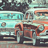 Details of old cars in Habana Cuba (Havana)