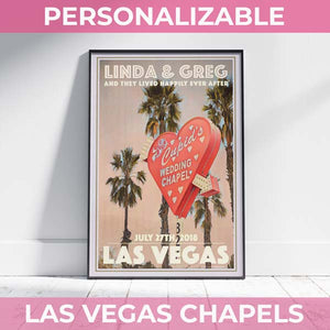 Choose the chapel and have it personalized with names, date and a quote