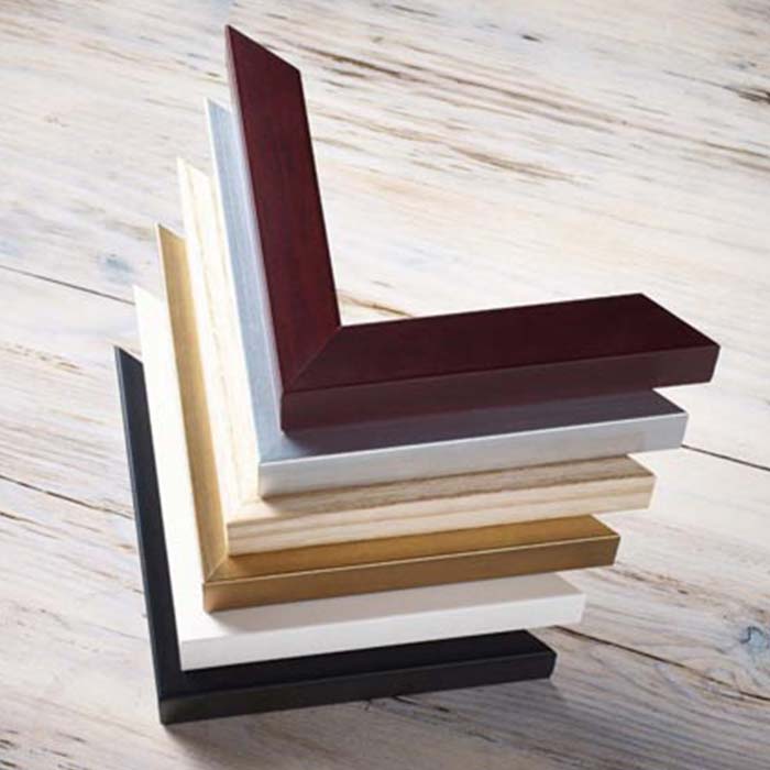 Classic Frames with square profiles for posters (6 satin finishes)