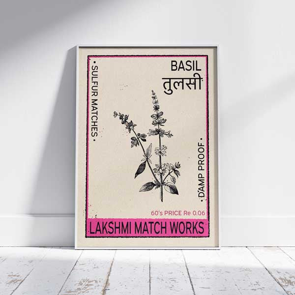 Basil poster | Indian Print by Shree