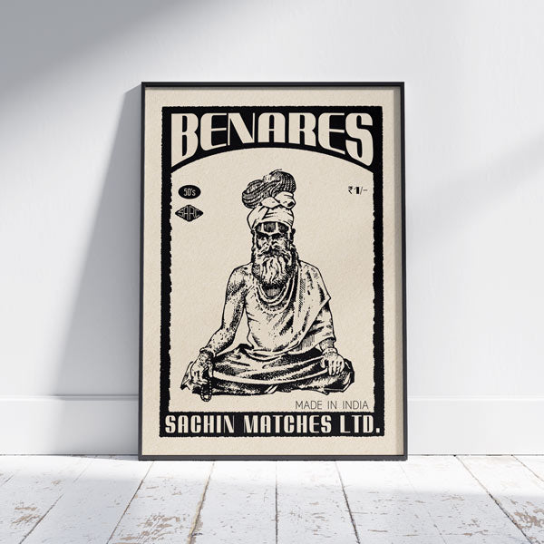 Benares Saddhu Poster
