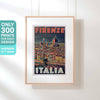 FIRENZE 3 FLORENCE POSTER | Limited Edition | Original Design by Alecse™ | Vintage Travel Poster Series