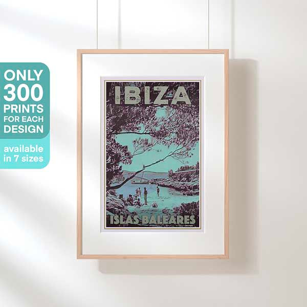 IBIZA SAN ANTONIO POSTER | Limited Edition | Original Design by Alecse™ | Vintage Travel Poster Series