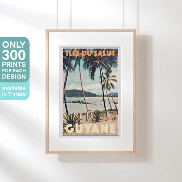 SALVATION ISLANDS GUYANA POSTER | Limited Edition | Original Design by Alecse™ | Vintage Travel Poster Series