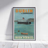 Framed IRISH FERRIES POSTER | Limited Edition | Original Design by Alecse™ | Vintage Travel Poster Series