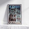 Framed KANDY CELYON POSTER | Limited Edition | Original Design by Alecse™ | Vintage Travel Poster Series