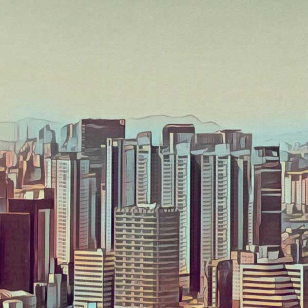 Details of the poster / Close-up view | Please note that all our Art Prints have an half tone render to mimic the old posters printing process where colors were rendered by the juxtaposition of dots of different colors and sizes | Those art prints are not photos and are not supposed to be crisp | All blurs and vintage effects are intended by the artist