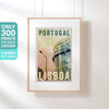 Framed AZULEIJOS 2 LISBON POSTER | Limited Edition | Original Design by Alecse™ | Vintage Travel Poster Series