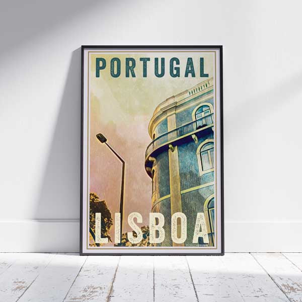 AZULEIJOS 2 LISBON POSTER | Limited Edition | Original Design by Alecse™ | Vintage Travel Poster Series