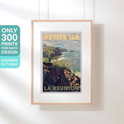 LITTLE ISLAND REUNION | Limited Edition | Original Design by Alecse™ | Vintage Travel Poster Series