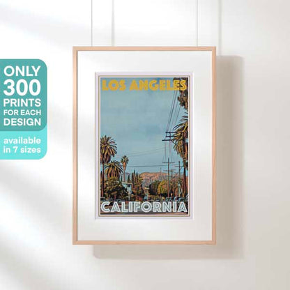 LA STREET CALIFORNIA POSTER | Limited Edition | Original Design by Alecse™ | Vintage Travel Poster Series