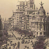 Close-up of Madrid Plaza de la Cibeles travel poster revealing Alecse's soft focus style.