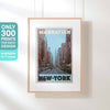 Affiche de voyage New York en édition limitée de Manhattan par Alecse