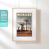 MENABE BAOBAB MADAGASCAR POSTER | Limited Edition | Original Design by Alecse™ | Vintage Travel Poster Series