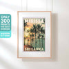 MIRISSA SUNSET POSTER | Limited Edition | Original Design by Alecse™ | Vintage Travel Poster Series