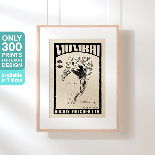 Mumbai-Karte Poster