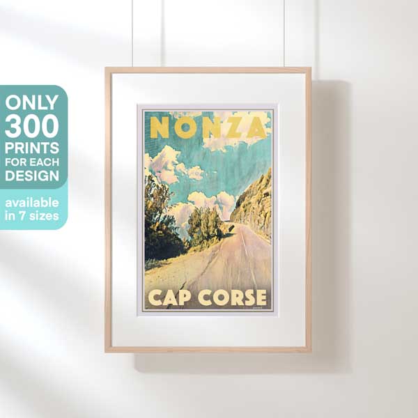 Nonza Print | Corsica Travel Poster by Alecse | 300EX ONLY