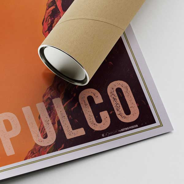 Our collector editions are printed  on EMA paper with a matte finish and sent in a carton tube for maximal protection