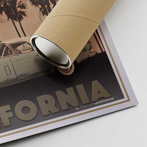 Our posters are printed on museum quality EMA paper with matte finish and shipped in carton tubes for maximum protection