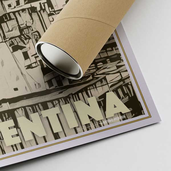 Our posters are printed on museum quality EMA paper with matte finish and shipped in carton tubes for maximum protection