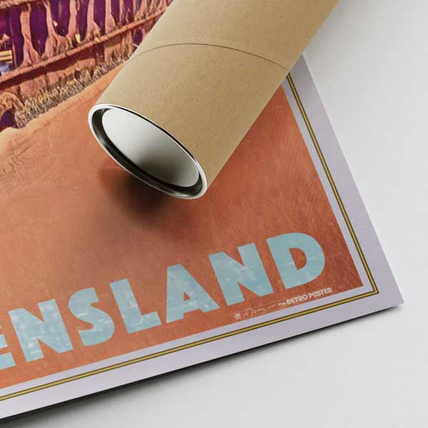 Our posters are printed on museum quality EMA paper with matte finish and shipped in carton tubes for maximum protection