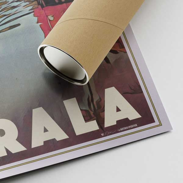 Our posters are printed on museum quality EMA paper with matte finish and shipped in carton tubes for maximum protection