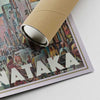 Our posters are printed on museum quality EMA paper with matte finish and shipped in carton tubes for maximum protection