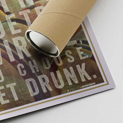 보들레르의 와인 포스터