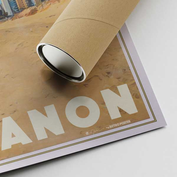 Our posters are printed on museum quality EMA paper with matte finish and shipped in carton tubes for maximum protection