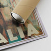 Our posters are printed on museum quality EMA paper with matte finish and shipped in carton tubes for maximum protection