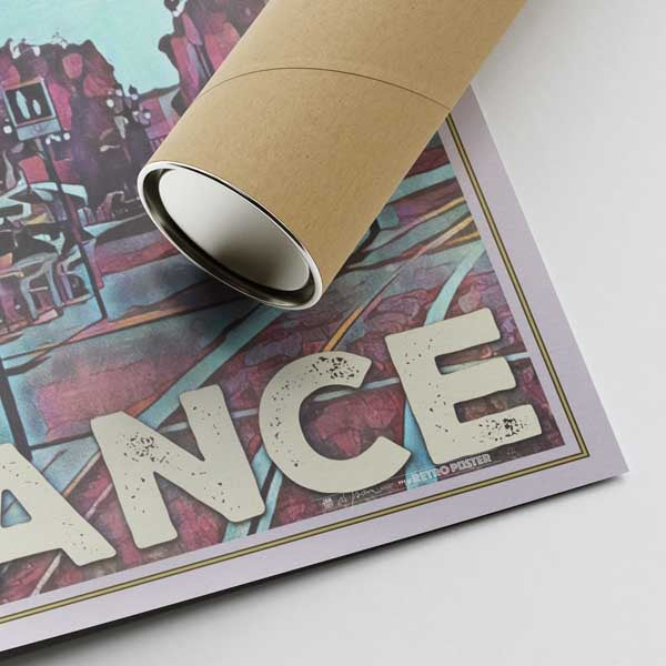 Bordeaux Poster Quinconces