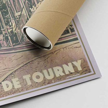 Póster de Burdeos Alamedas de Tourny