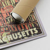 Our posters are printed on museum quality EMA paper with matte finish and shipped in carton tubes for maximum protection