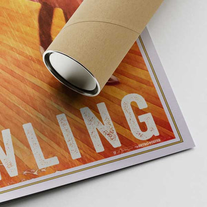 Our posters are printed on museum quality EMA paper with matte finish and shipped in carton tubes for maximum protection