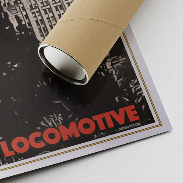 Our posters are printed on museum quality EMA paper with matte finish and shipped in carton tubes for maximum protection