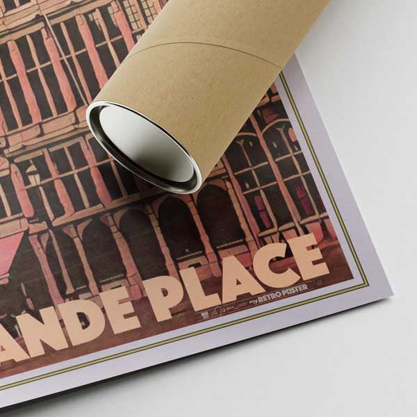 Brussels Poster Bruxelles Grande Place