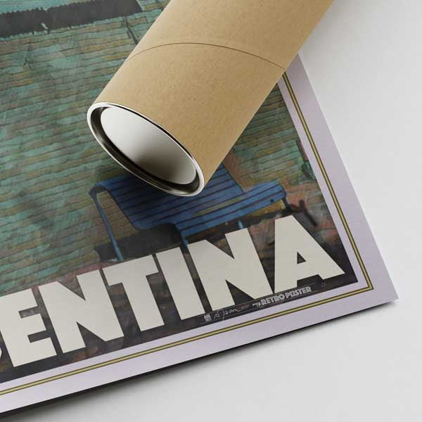 Our posters are printed on museum quality EMA paper with matte finish and shipped in carton tubes for maximum protection