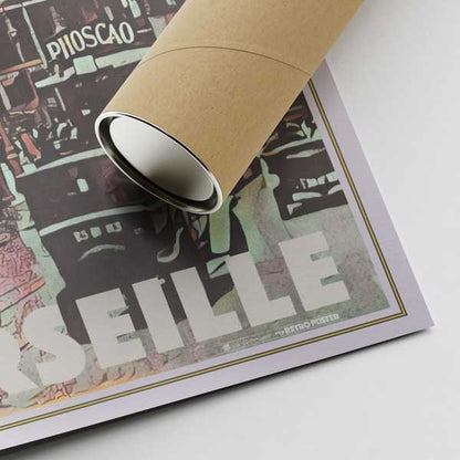 Affiche de Marseille La Canebière 1