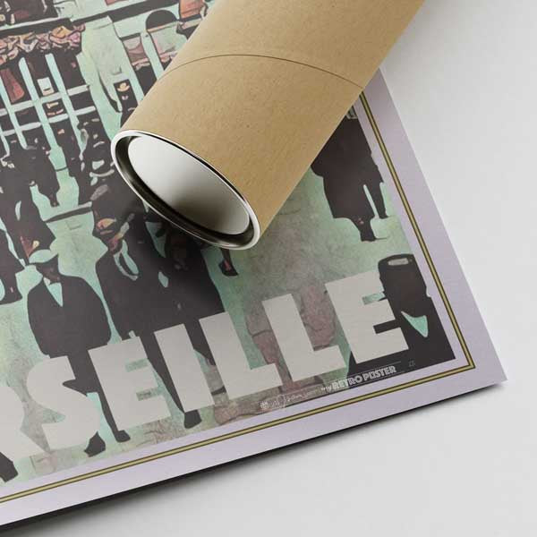 Cartel de Marsella La Canebière 2