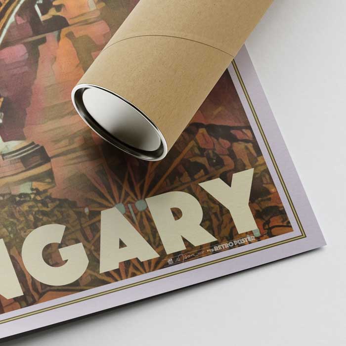 Budapest Poster Ponte delle Catene