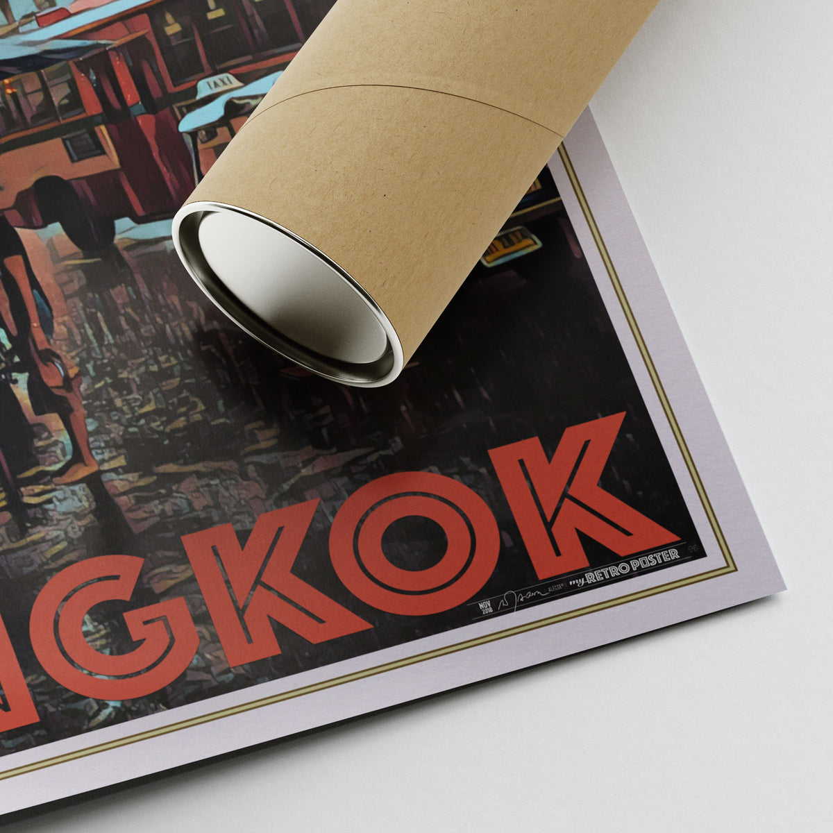 Our posters are printed on museum quality EMA paper with matte finish and shipped in carton tubes for maximum protection